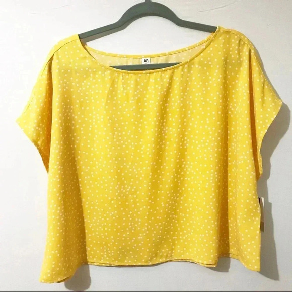 BP yellow polka dots top XL - Picture 4 of 5